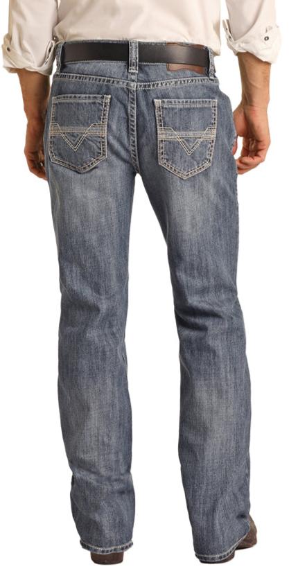 Rock&Roll Double Barrel Relaxed Straight Fit Jeans rrmd0sr0l4