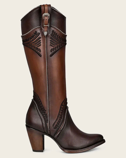 Cuadra Womens Genuine Bovine Leather Western Boots CU583