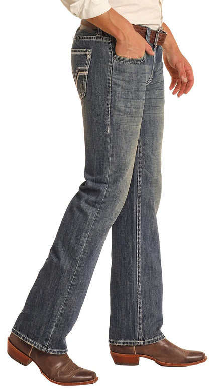 Rock&Roll Pistol Regular Straight Jeans rrmd1pr0lh