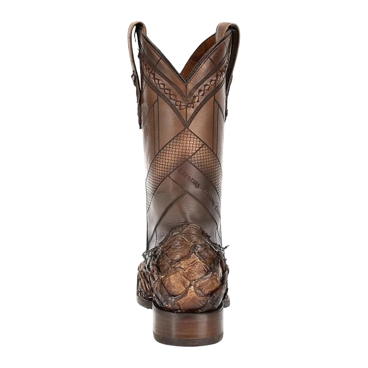 Cuadra Men Pirarucu Honey Square Toe Boot CU789