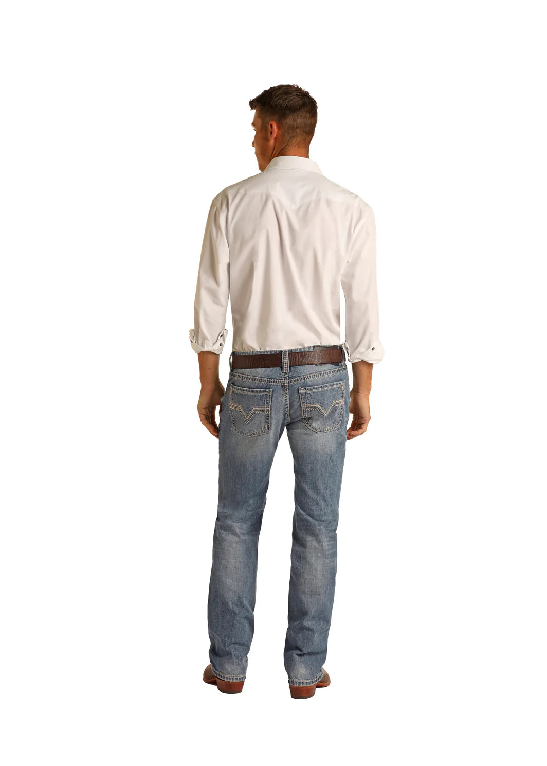 Rock&Roll Pistol Straight Regular Fit Jeans rrmd1prywo