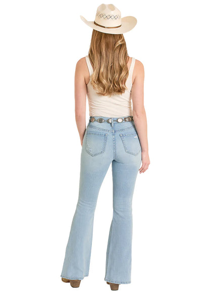 Rock&Roll Womens Distressed Jean BW6HD08493