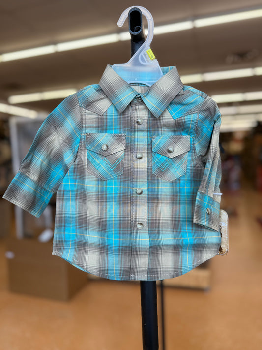 Wrangler Baby Boy LS Snap Shirt 112369526