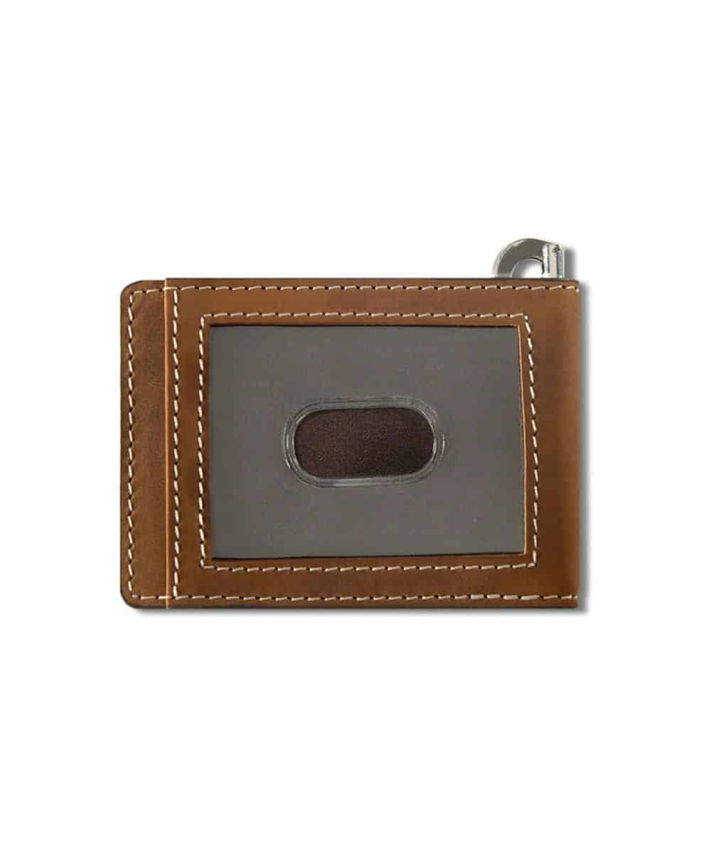 Ariat Men’s Brown Leather Money Clip Wallet A3566144