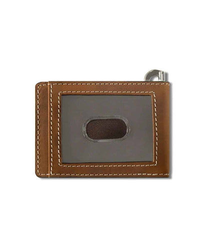Ariat Men’s Brown Leather Money Clip Wallet A3566144