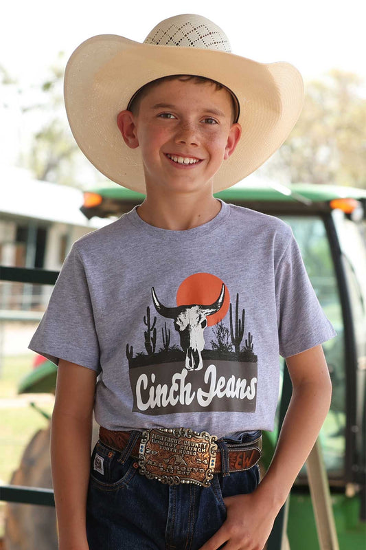 Cinch Boys Logo Short Sleeve T-Shirt MTT7670177