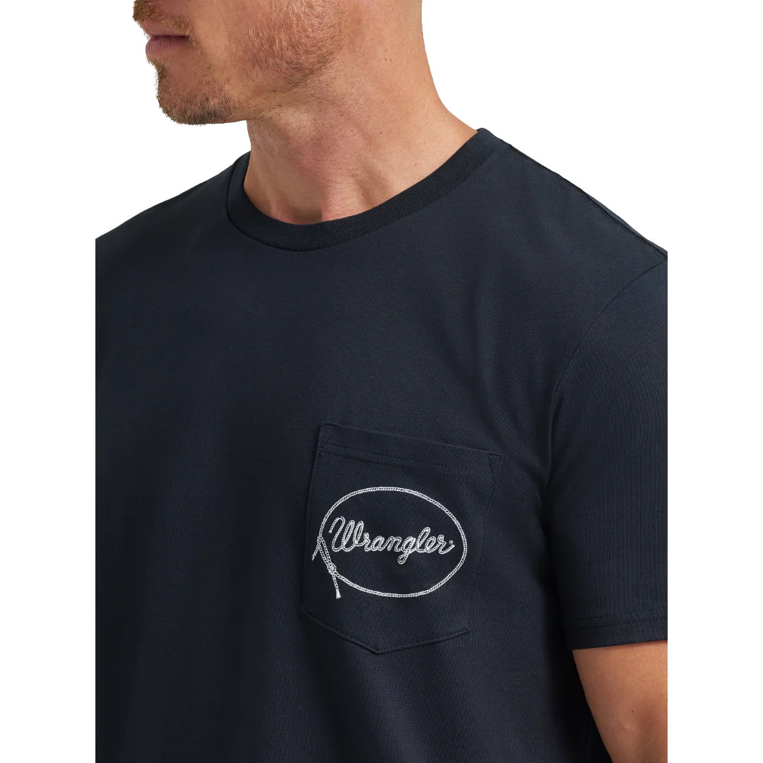 Wrangler Men's Black Beauty 'The Rodeo' Graphic T-Shirt 112372858