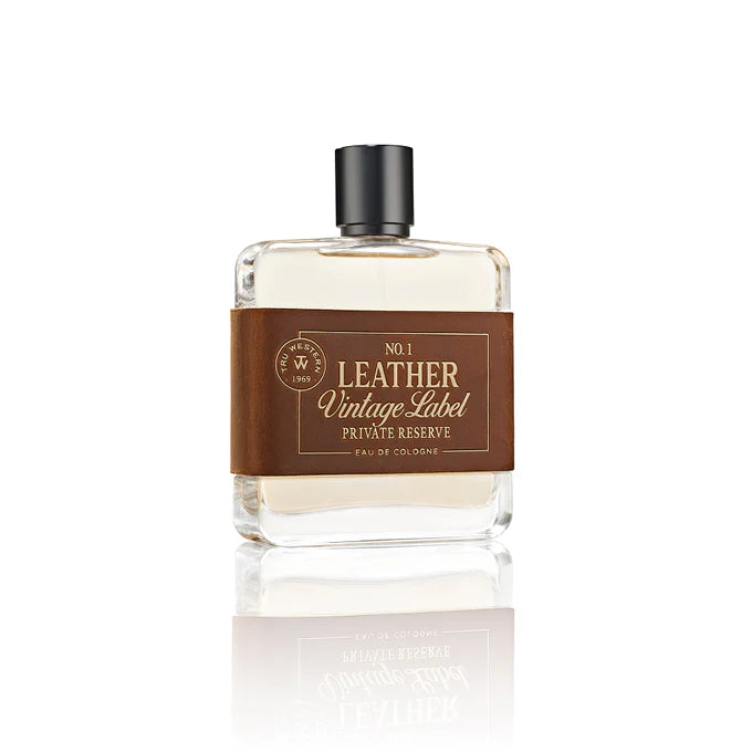 Tru Western No. 1 Leather Vintage Label Private Reserve Cologne 98083