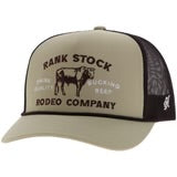 Hooey "Rank Stock" Hat Tan/Brown W/Brown Stitching