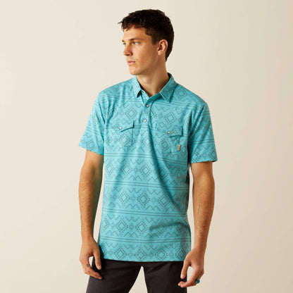 Ariat Men’s Retro Western Snap SS Polo