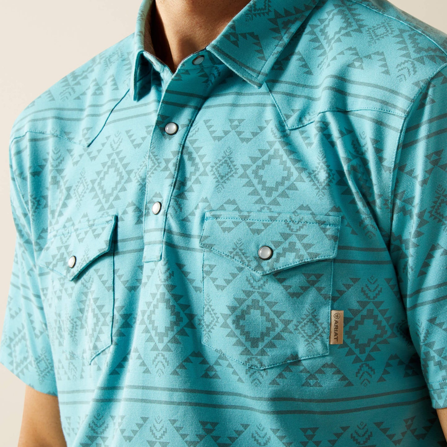 Ariat Men’s Retro Western Snap SS Polo