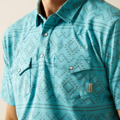 Ariat Men’s Retro Western Snap SS Polo