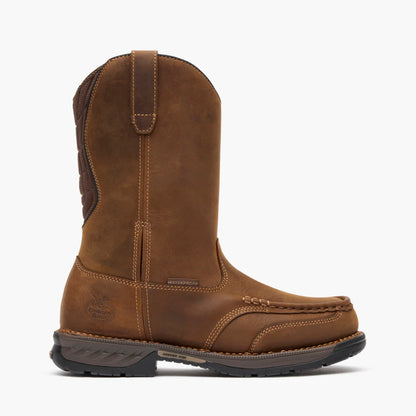 Georgia Boot Pull-On Waterproof Moc-Toe Work Boot GB00738