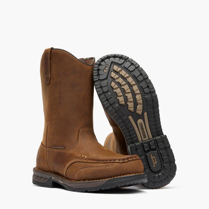 Georgia Boot Pull-On Waterproof Moc-Toe Work Boot GB00738
