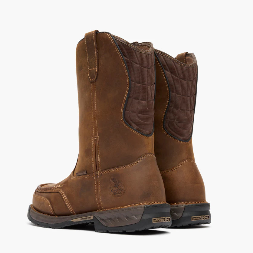 Georgia Boot Pull-On Waterproof Moc-Toe Work Boot GB00738