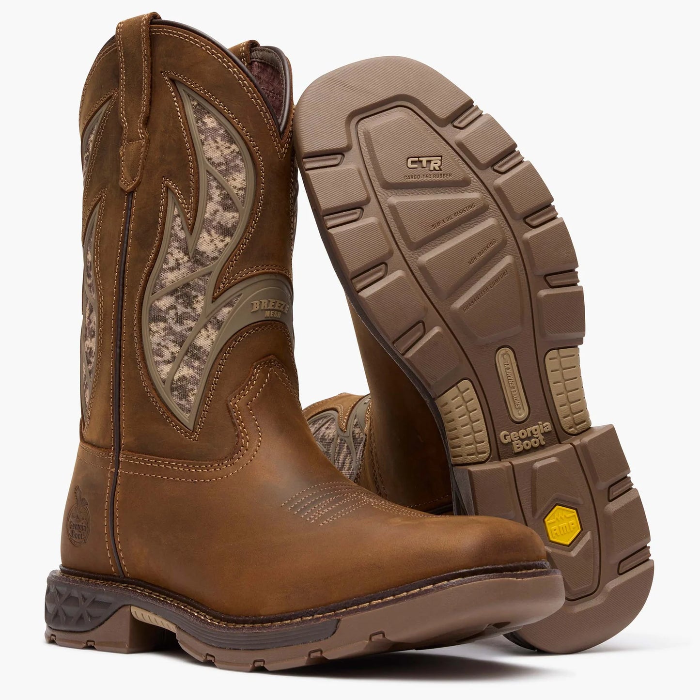 Georgia Boot Carbo-Tec FLX 11" Pull-On Work Boot With Insulkul GB00734