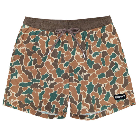 Hooey Men's Big Wake Graphic Camo Board Shorts HB2601BRCA