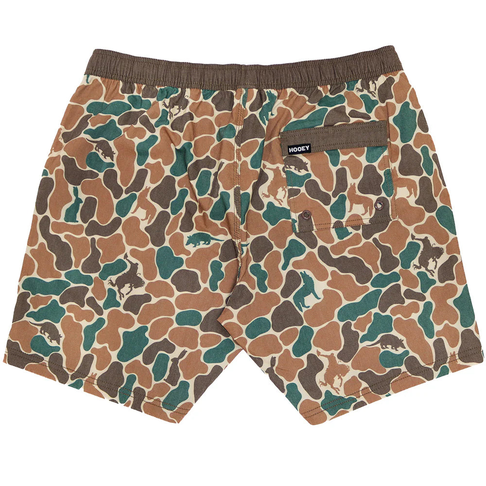 Hooey Men's Big Wake Graphic Camo Board Shorts HB2601BRCA