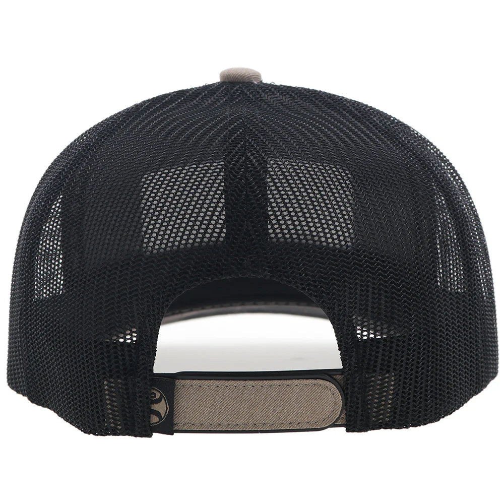 Hooey "Rank Stock" Hooey Hat Tan/Black W/White/Black Patch 2461T-TNBK
