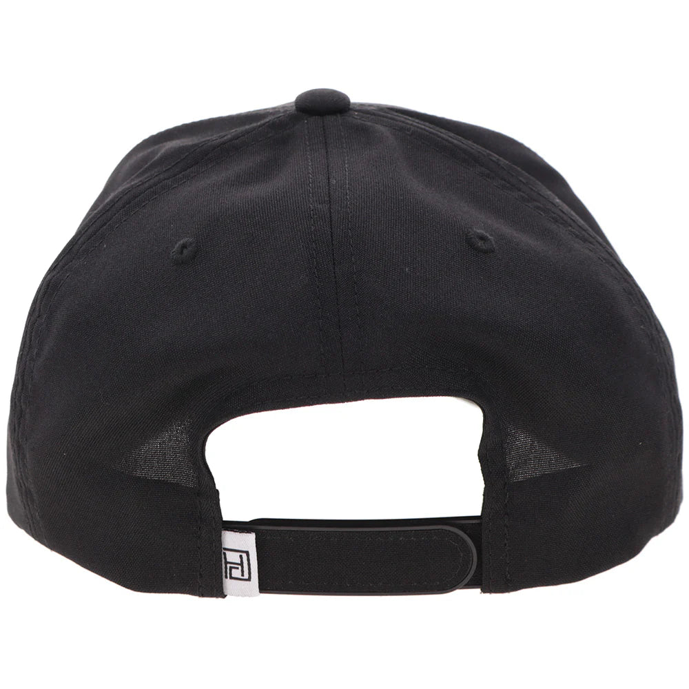 Hooey "Classic" Black W/ White Hooey Golf Logo Hat 2625T-BK