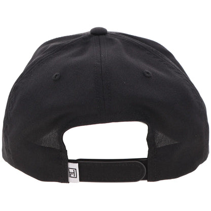 Hooey "Classic" Black W/ White Hooey Golf Logo Hat 2625T-BK