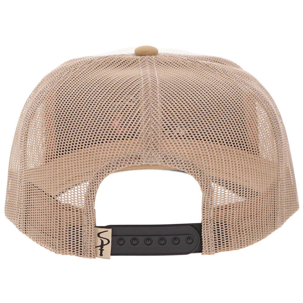 Hooey "Sniper Pig" Hat Tan W/Black & Red Logo SP2602T-TN