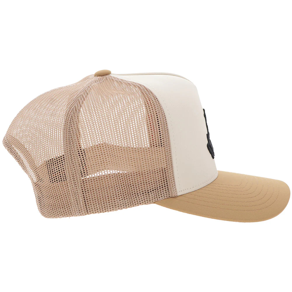 Hooey "Sniper Pig" Hat Tan W/Black & Red Logo SP2602T-TN