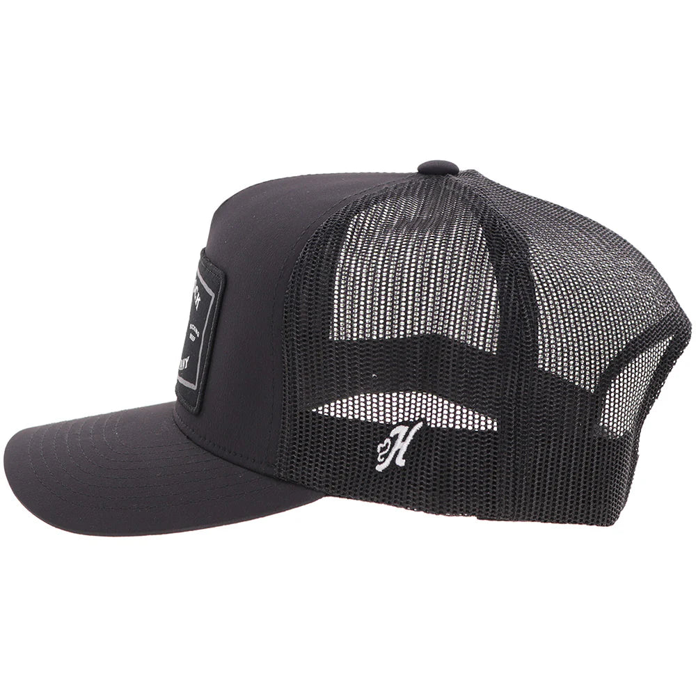 Hooey Mens "Rank Stock" Hat Black  2661T-BK