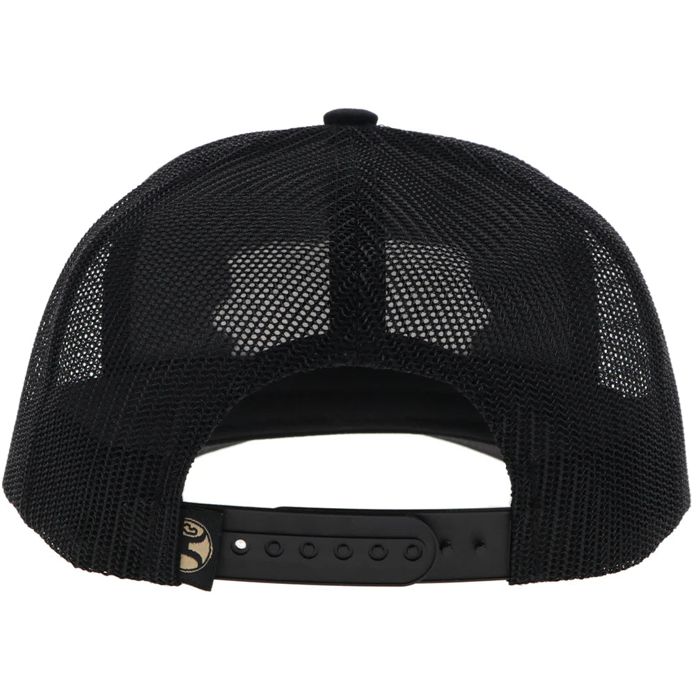 Hooey "Diamond" Hat Black W/Light Blue/Black/ White Patch  2322T-BK