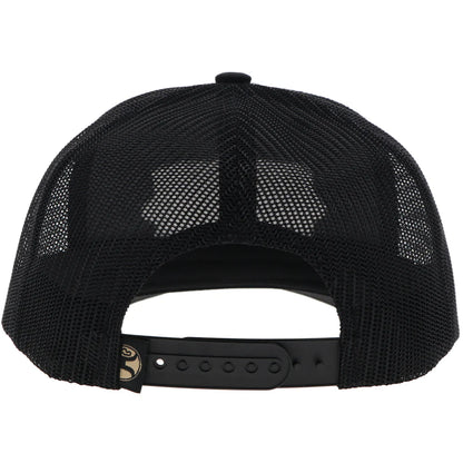 Hooey "Diamond" Hat Black W/Light Blue/Black/ White Patch  2322T-BK