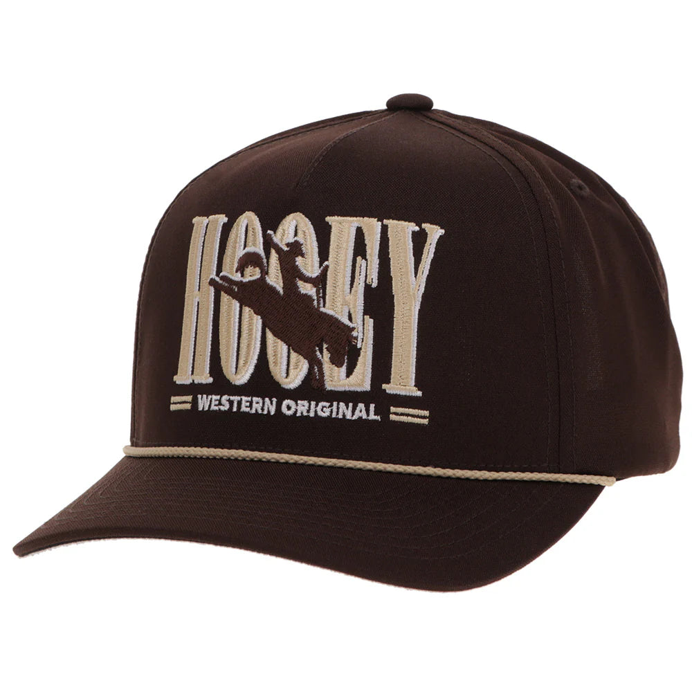 Hooey "Wild Ride" Hat Brown W/ Hooey Embroidered Logo  2569T-BR