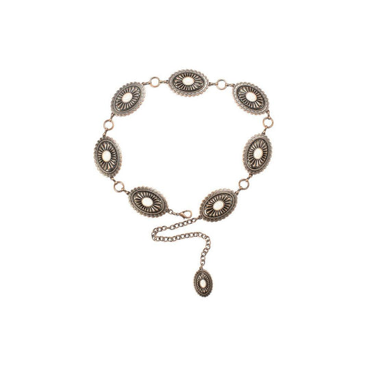 Ariat  Womens Concho Logo Lobster Claw Chain Belt A15158216