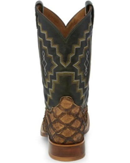 Tony Lama Men’s Leviathan Exotic Pirarucu Western ST Boots 6082