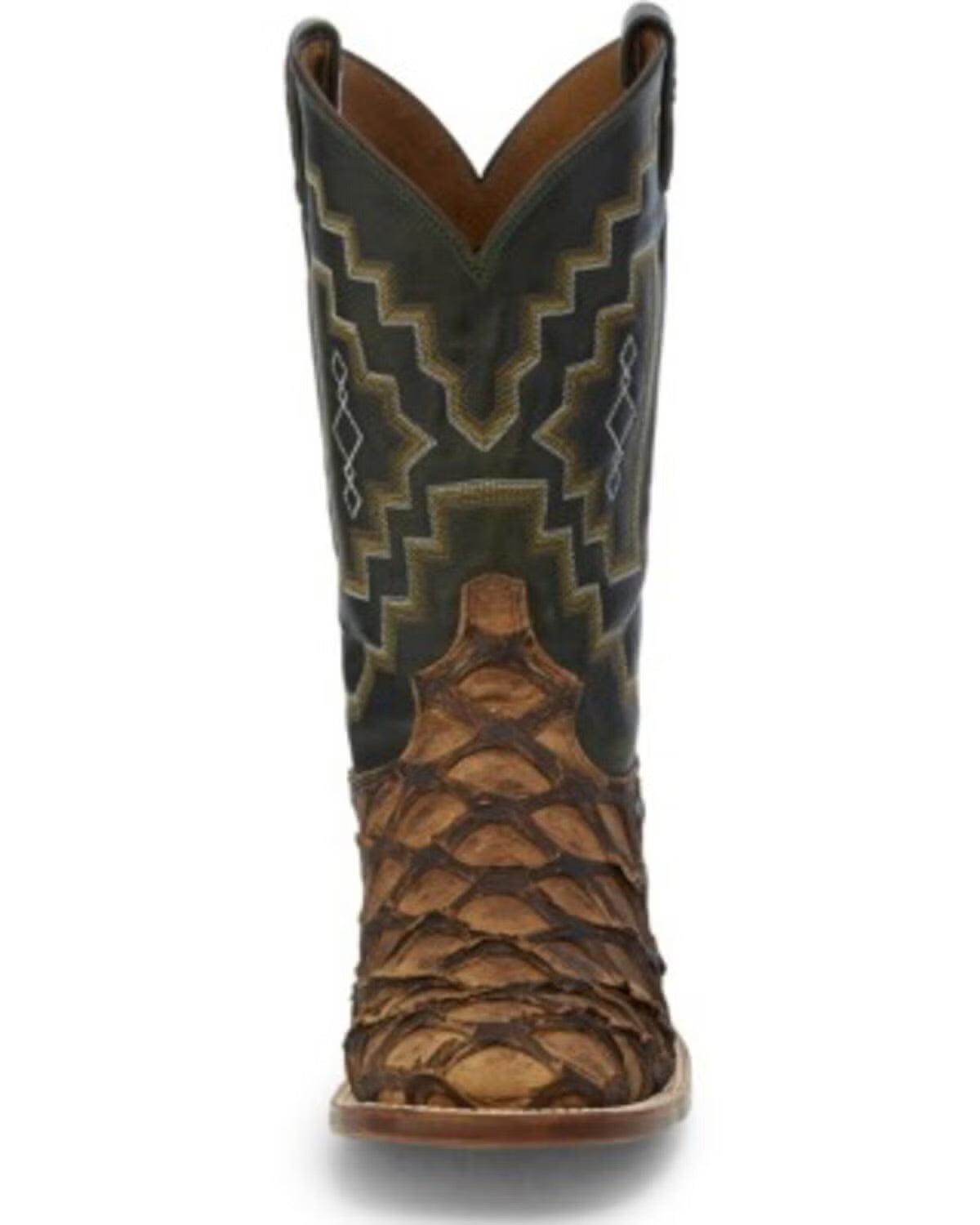 Tony Lama Men’s Leviathan Exotic Pirarucu Western ST Boots 6082