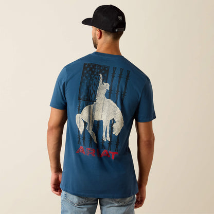 Ariat Men’s Flag Bronco Classic Fit T-Shirt 10071192