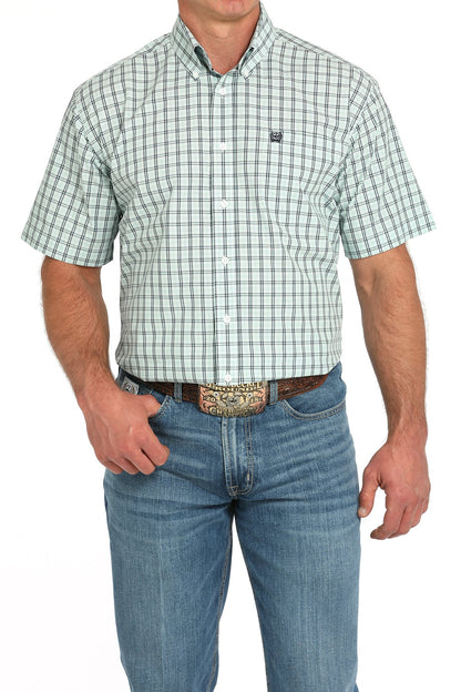 Cinch Men’s SS Plaid Button Down Western Shirt