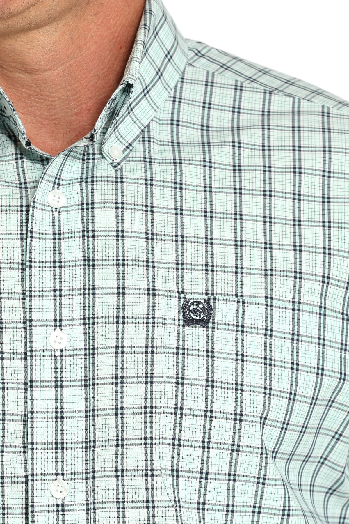 Cinch Men’s SS Plaid Button Down Western Shirt