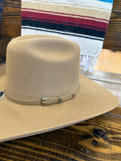 Rdr 4x Pecan Open Crown Felt Hat Brim 4 1/4 4XA40