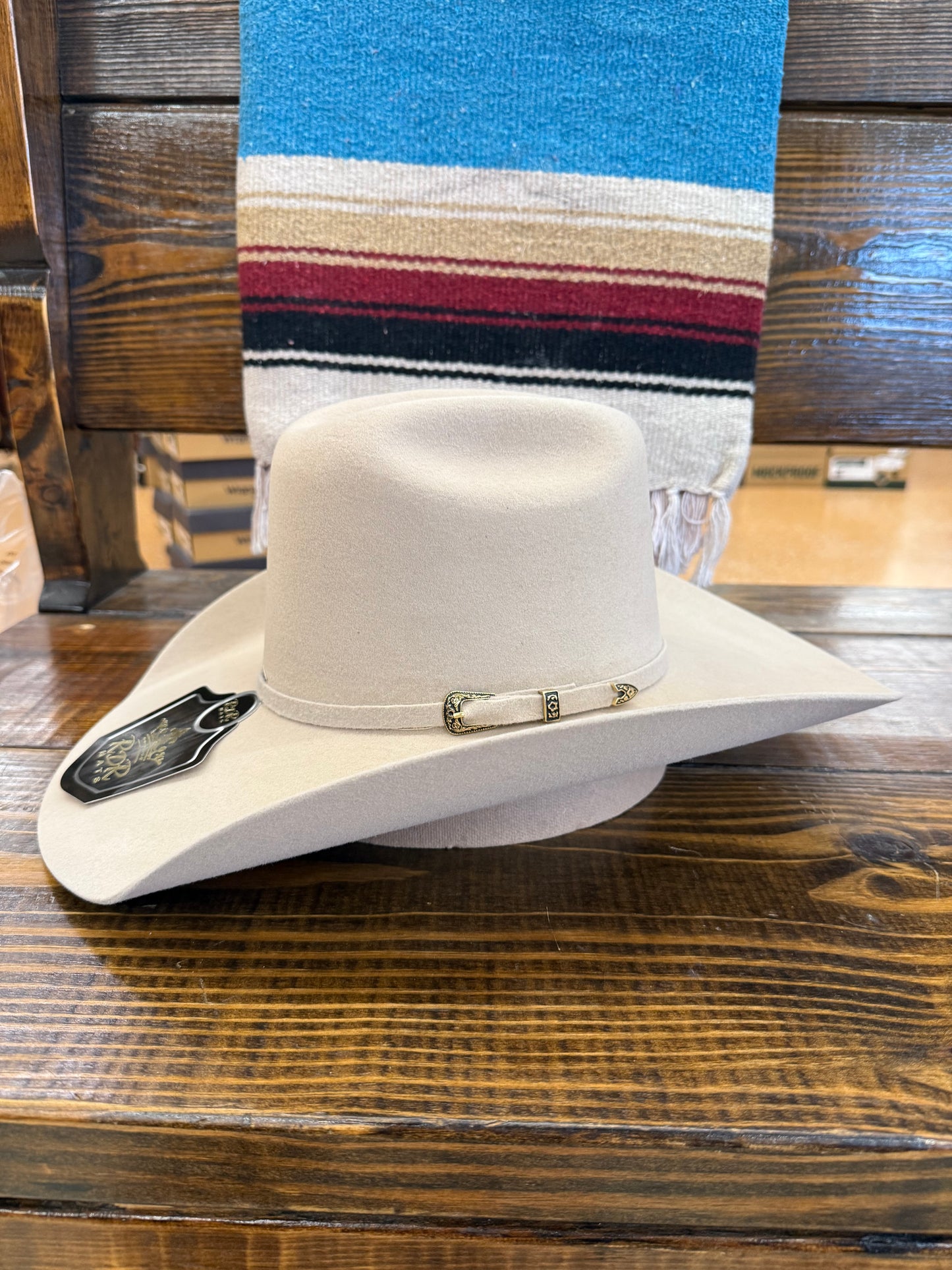 Rdr Silverbelly 4X Open Crown Fet Hat Brim 4 1/4 4XA50