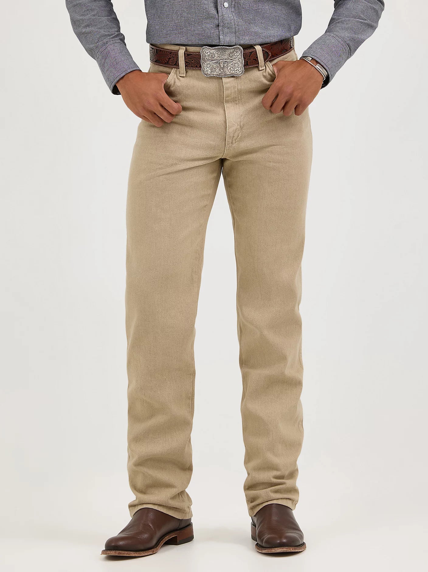 Wrangler Tan Cowboy Cut Slim Fit Jean