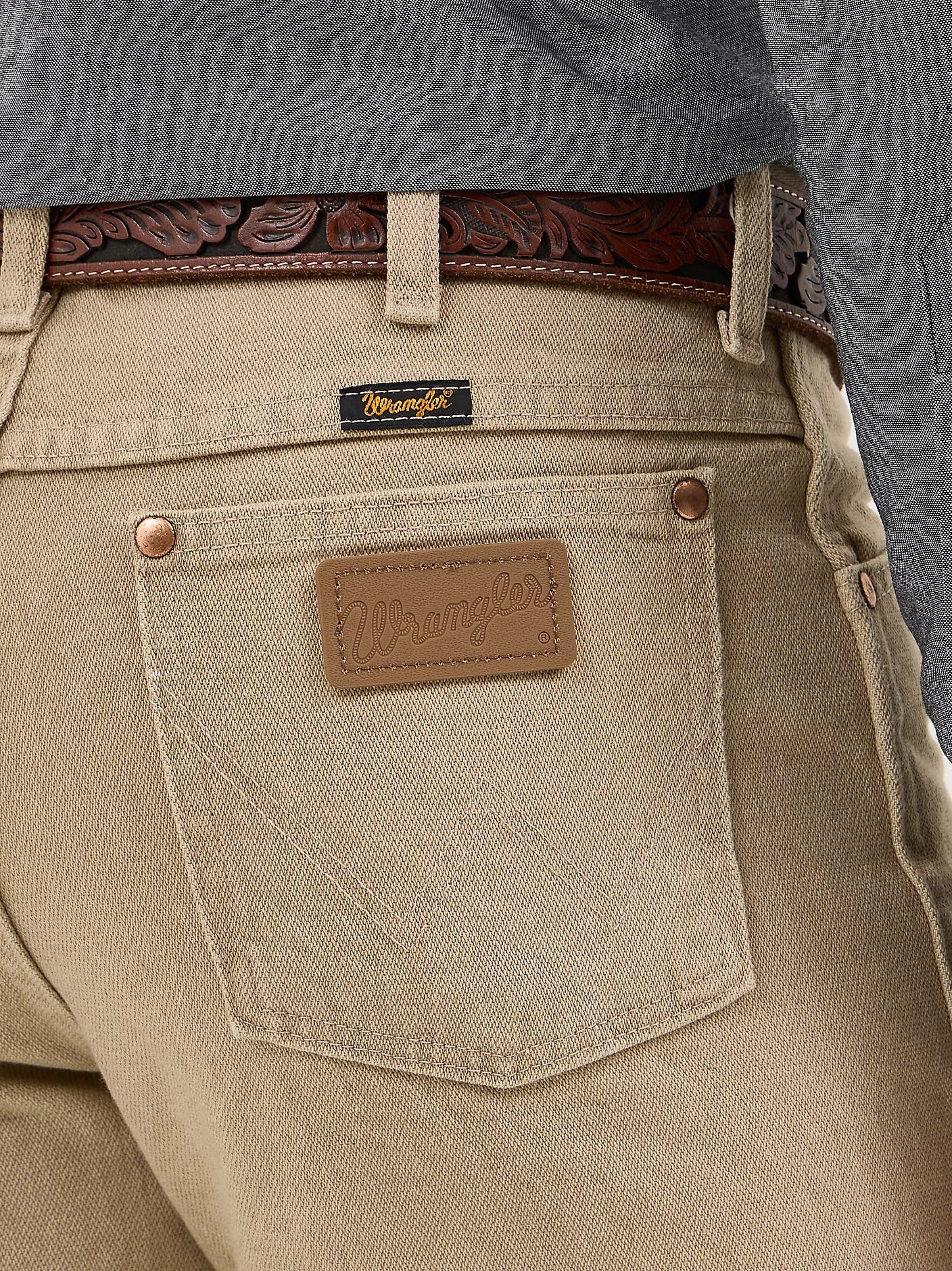 Wrangler Tan Cowboy Cut Slim Fit Jean