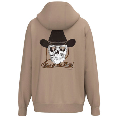 HOOEY BAD COMPANY MENS RODEO HOODY TAN W/ LOGO ON BACK