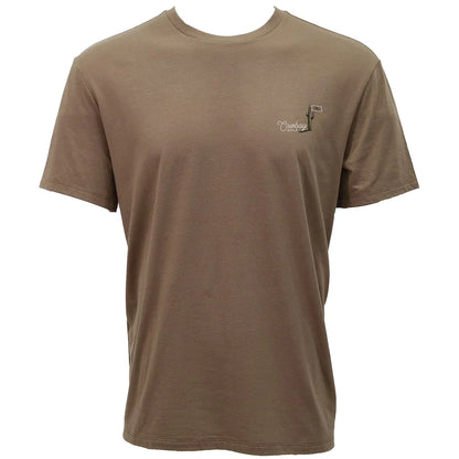HOOEY "HOOEY HILLS" BROWN COWBOY GOLF T-SHIRT