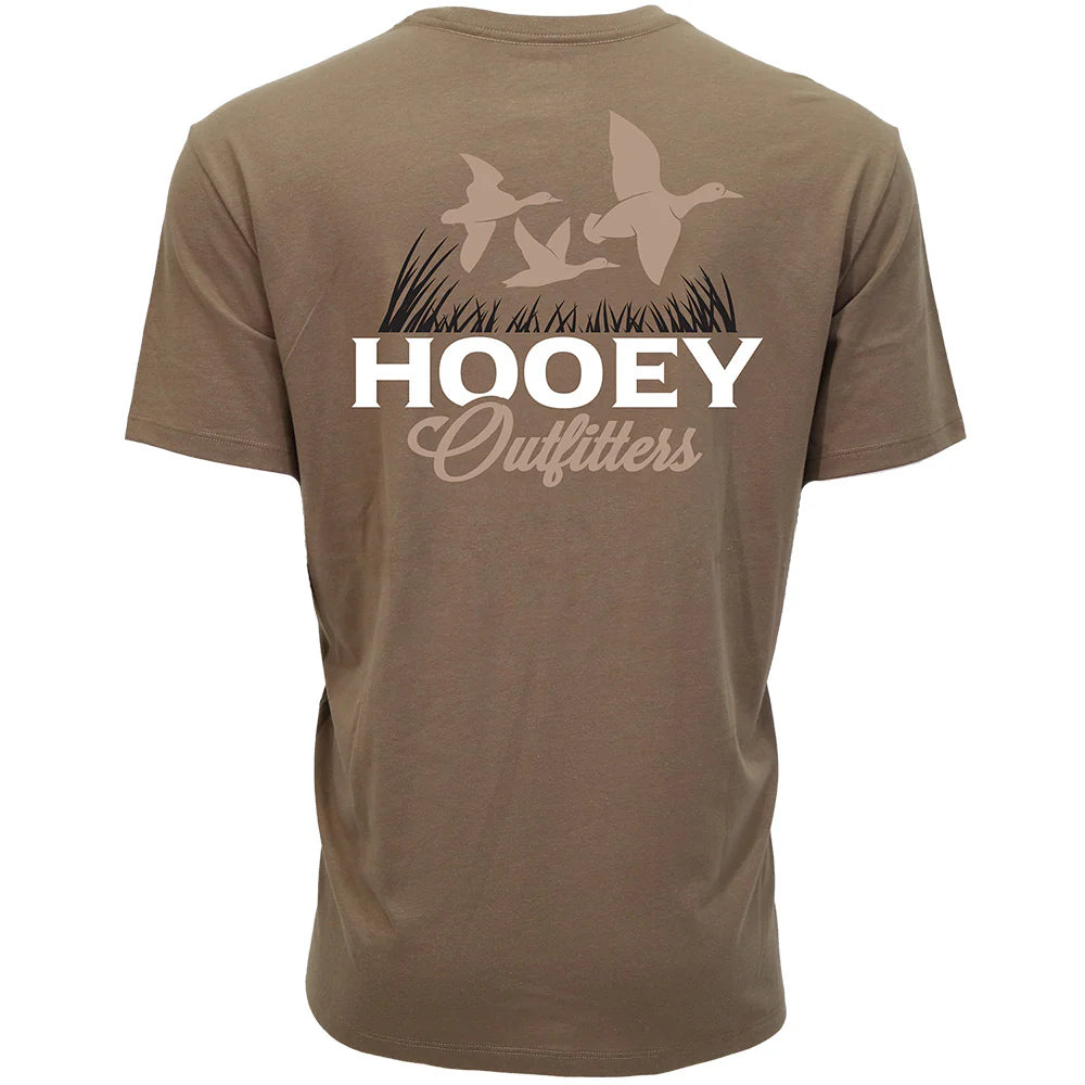 HOOEY "DECOY" MEN’S BROWN HOOEY OUTFITTERS T-SHIRT