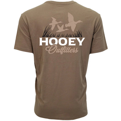 HOOEY "DECOY" MEN’S BROWN HOOEY OUTFITTERS T-SHIRT