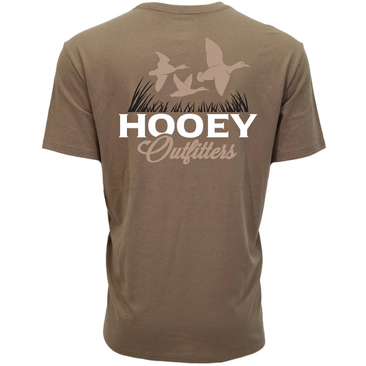 HOOEY "DECOY" MEN’S BROWN HOOEY OUTFITTERS T-SHIRT