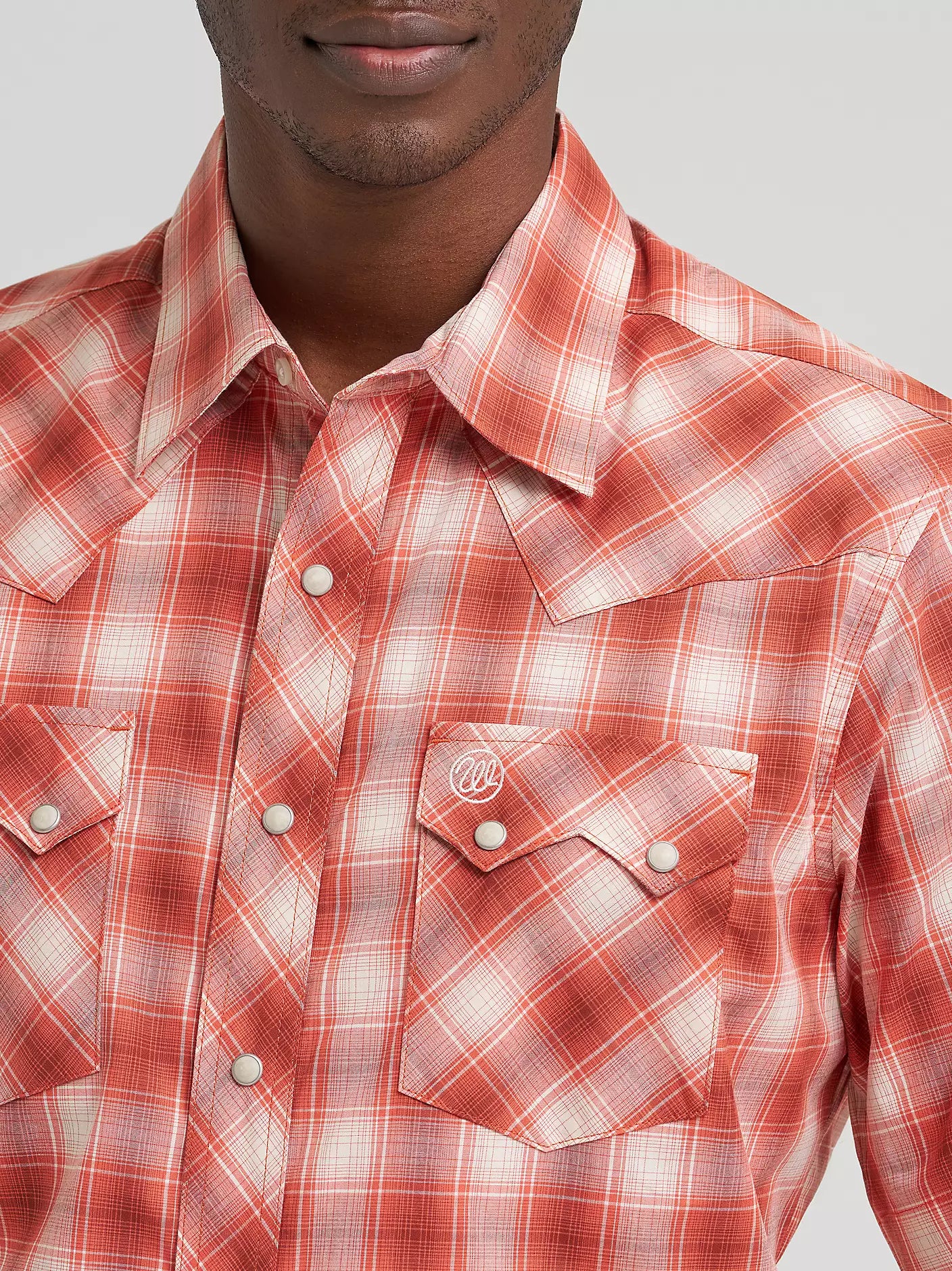 Wrangler Men’s  Retro SS Sawtooth Pocket Western Snap shirt 112374755