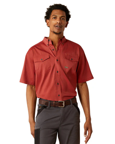 Ariat Men's Rebar Made Tough Venttek Durastretch Work Shirt