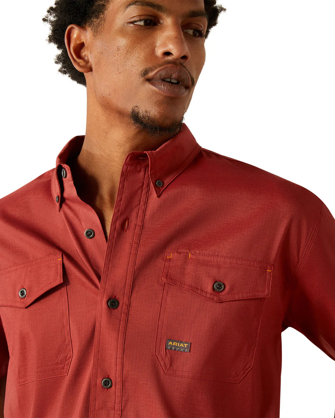 Ariat Men's Rebar Made Tough Venttek Durastretch Work Shirt