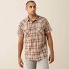 Ariat Mens Retro Hilliard Fitted Snap SS Shirt  Classic Fit 10071595